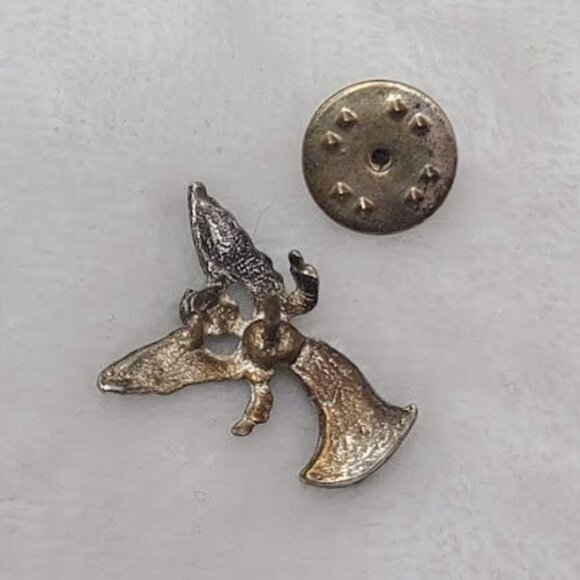 Vintage Angel Pin Silver Tone Religious Brooch - Picture 4 of 5